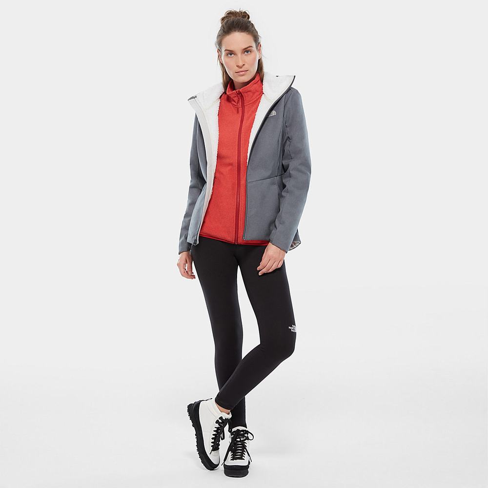 Softshellová Bunda The North Face Quest Highloft Softshell Damske Siva | HBX-708152