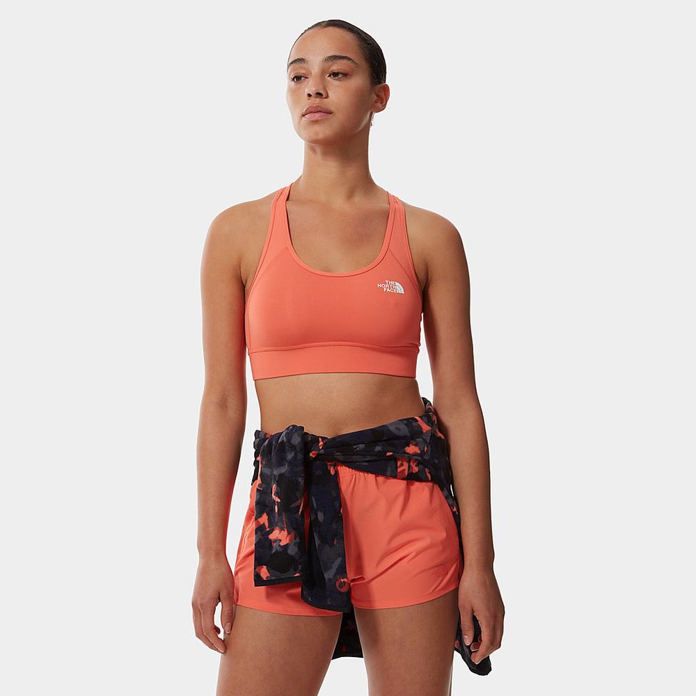Sportove Podprsenky The North Face Bounce Be Gone Damske Oranžové Biele | CVH-068751