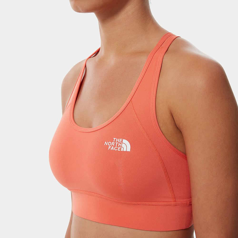 Sportove Podprsenky The North Face Bounce Be Gone Damske Oranžové Biele | CVH-068751