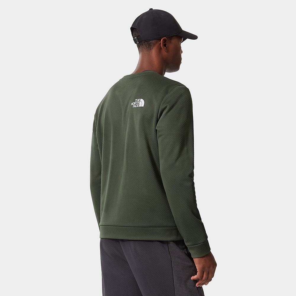 Svetre The North Face MOUNTAIN ATHLETICS Panske Olivovo Zelená Zelene | GQW-671923