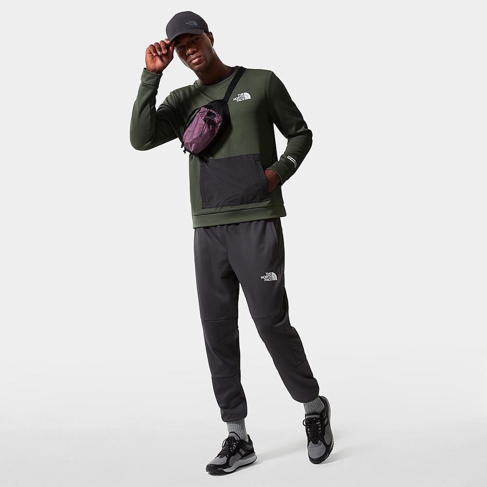 Svetre The North Face MOUNTAIN ATHLETICS Panske Olivovo Zelená Zelene | GQW-671923