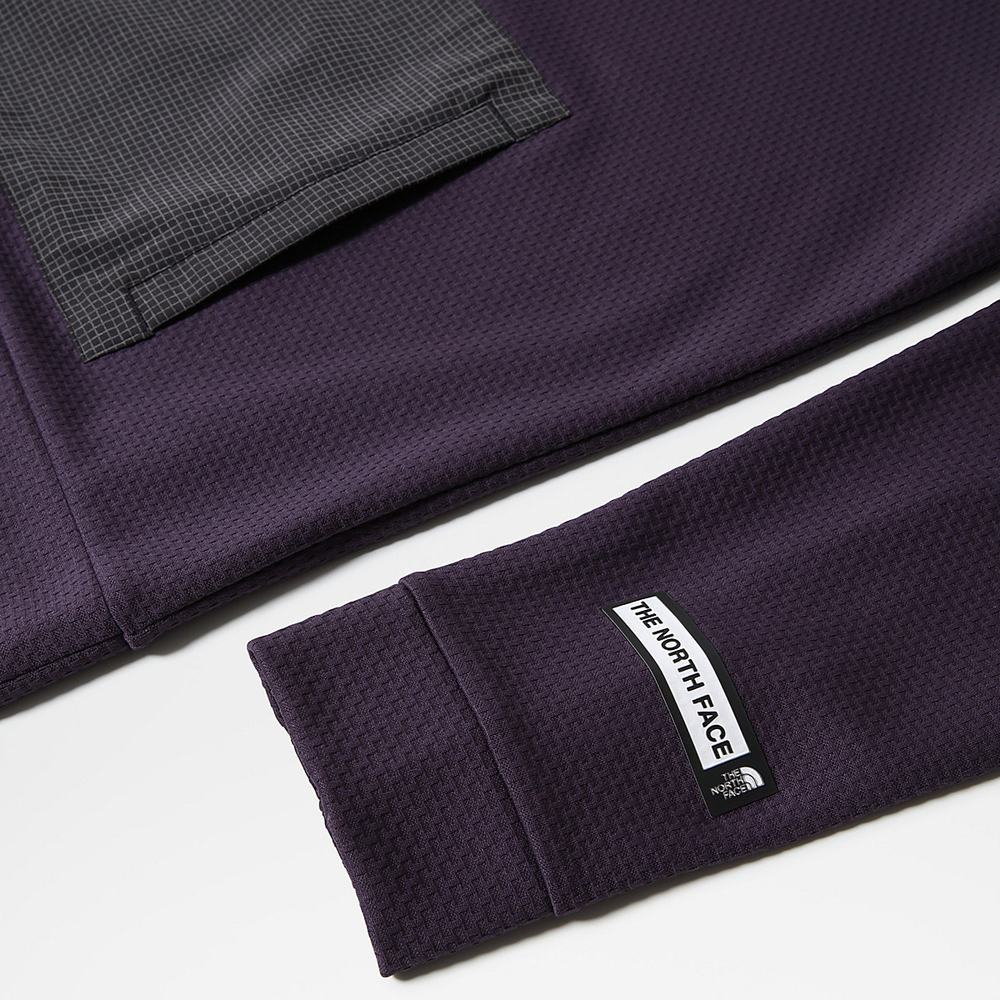 Svetre The North Face MOUNTAIN ATHLETICS Panske Tmavo Nachový | MHX-273410