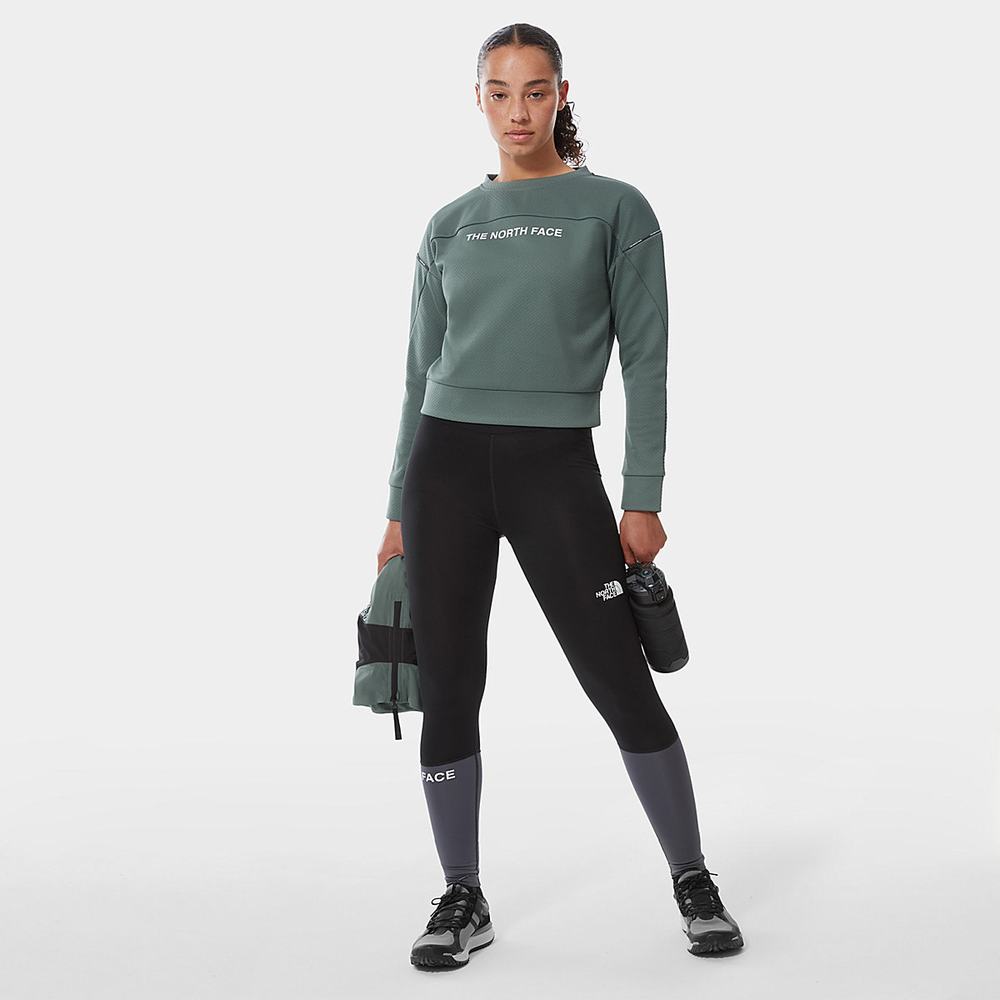 Svetre The North Face MOUNTAIN ATHLETICS Damske Zelene | RNK-520487