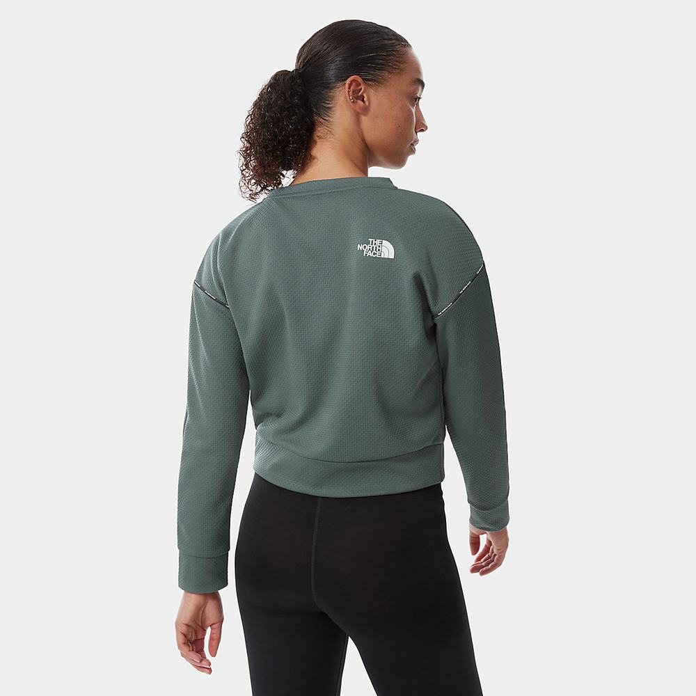 Svetre The North Face MOUNTAIN ATHLETICS Damske Zelene | RNK-520487