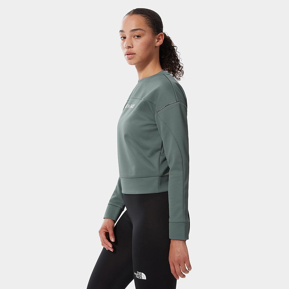 Svetre The North Face MOUNTAIN ATHLETICS Damske Zelene | RNK-520487