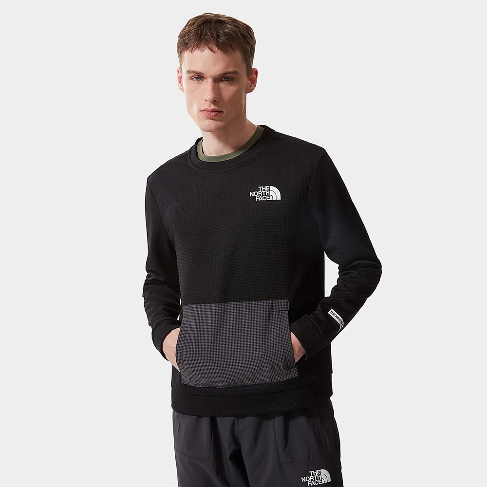 Svetre The North Face MOUNTAIN ATHLETICS Panske Čierne | UWM-328504