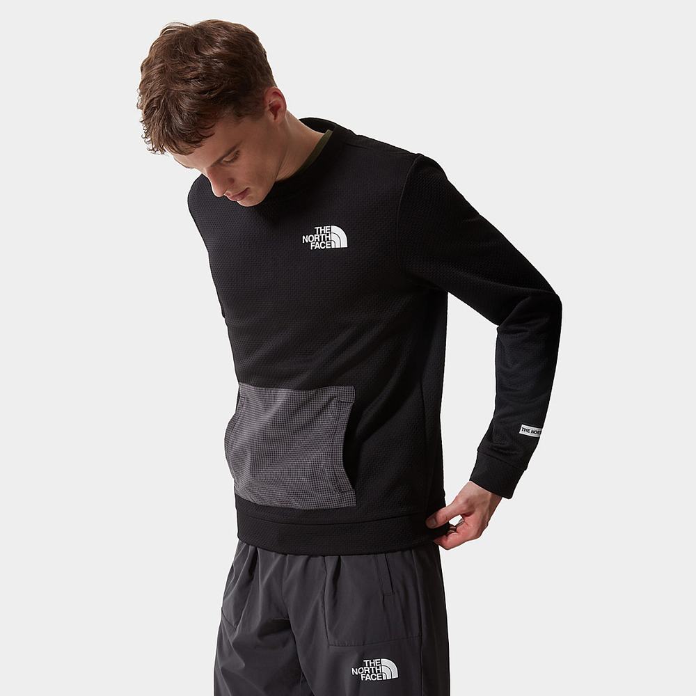 Svetre The North Face MOUNTAIN ATHLETICS Panske Čierne | UWM-328504