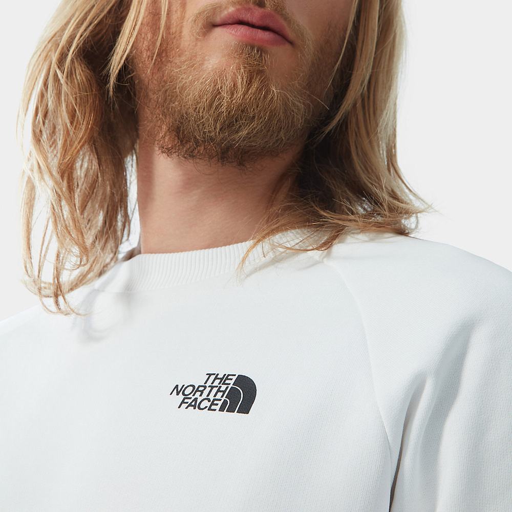 Svetre The North Face Raglan Redbox Panske Biele | BEG-184209