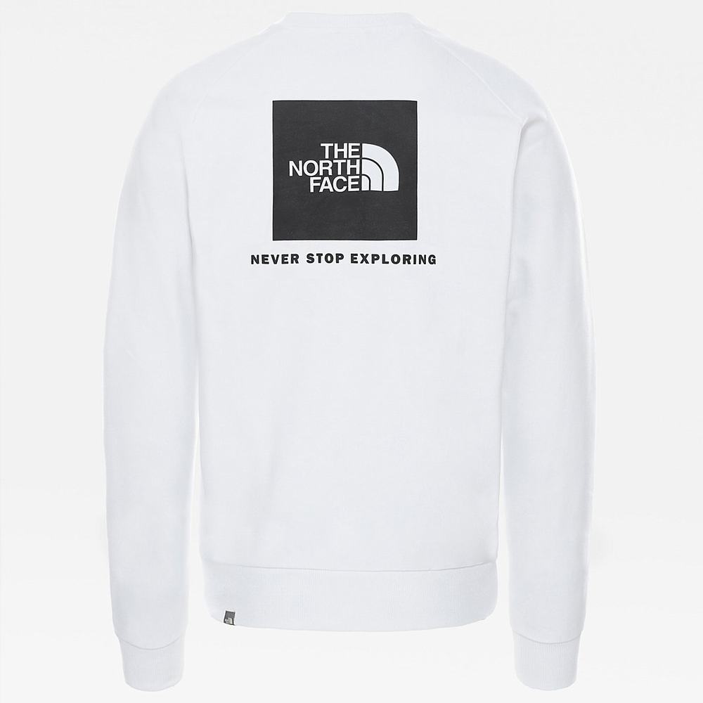 Svetre The North Face Raglan Redbox Panske Biele | BEG-184209