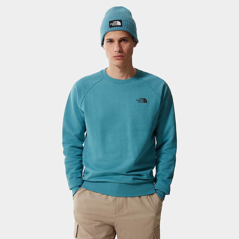 Svetre The North Face Raglan Redbox Panske Modre | CWG-647195