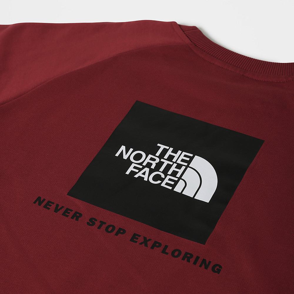 Svetre The North Face Raglan Redbox Panske Tmavo Červené | YVK-095472