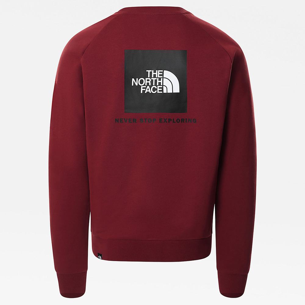 Svetre The North Face Raglan Redbox Panske Tmavo Červené | YVK-095472