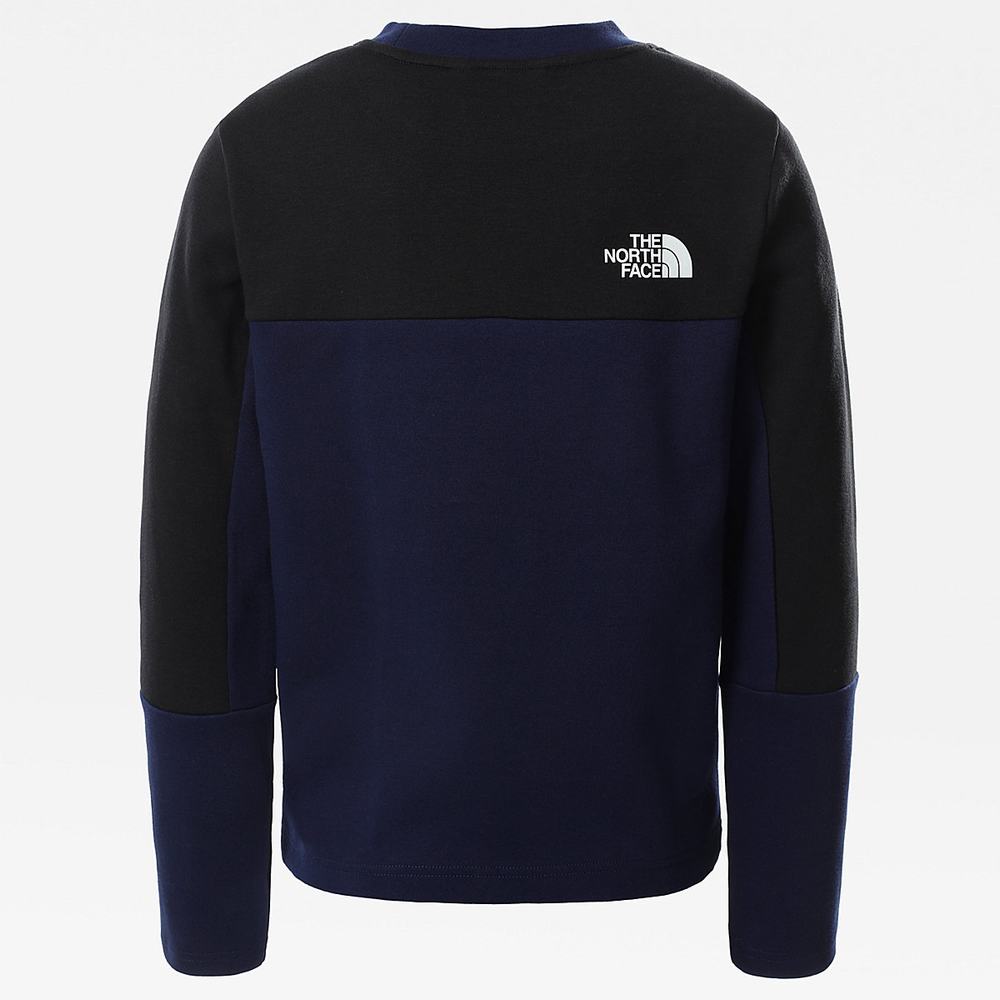 Svetre The North Face SLACKER Chlapcenske Námornícka Modrá Čierne | CEL-832741