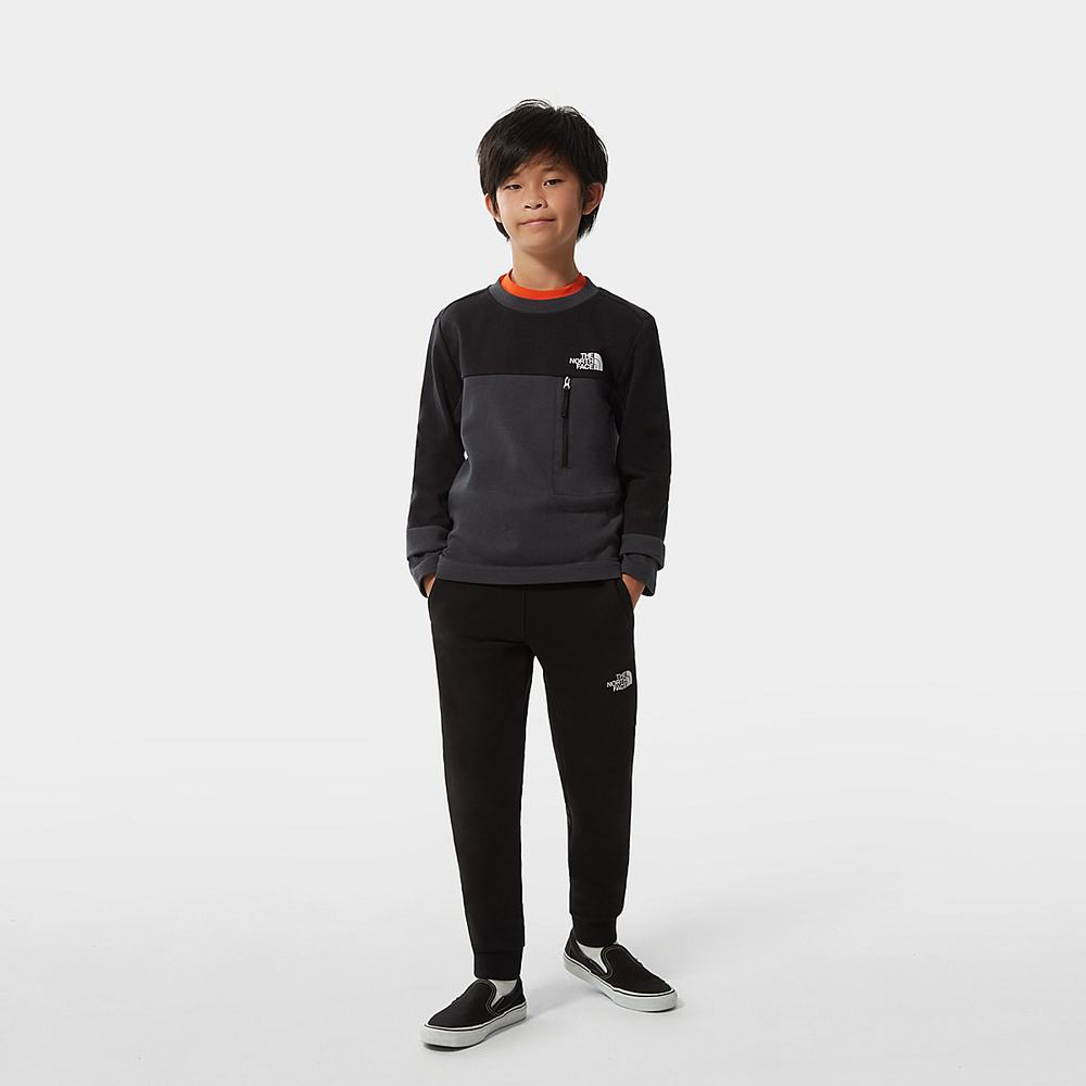 Svetre The North Face SLACKER Chlapcenske Siva Čierne | RCB-187602