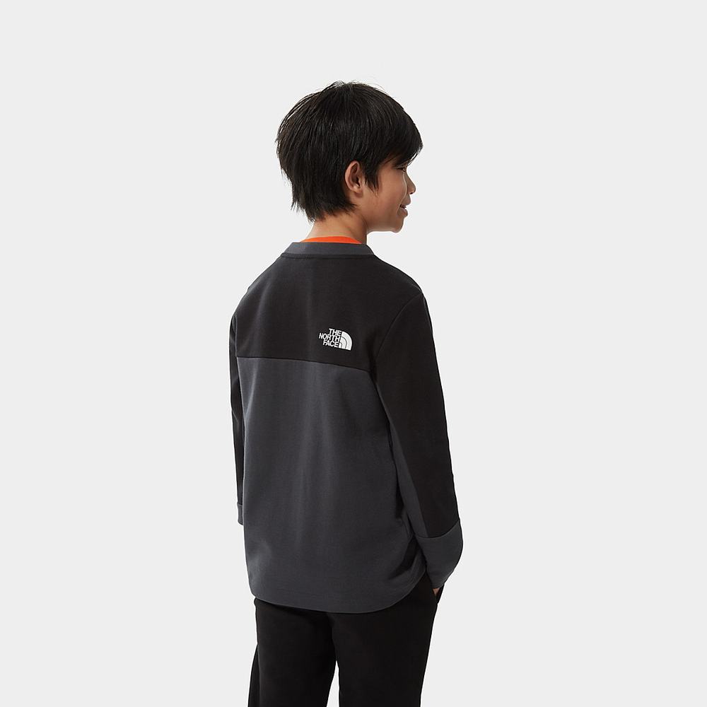 Svetre The North Face SLACKER Chlapcenske Siva Čierne | RCB-187602