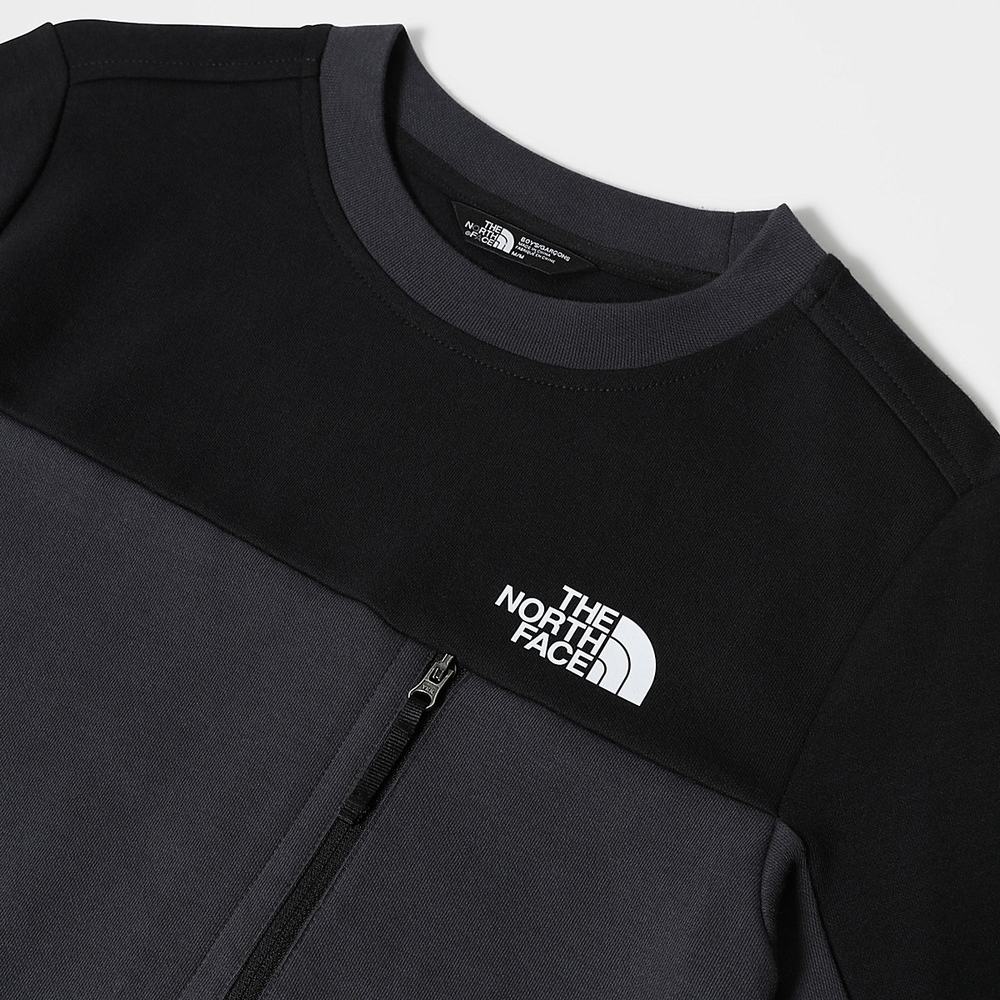 Svetre The North Face SLACKER Chlapcenske Siva Čierne | RCB-187602