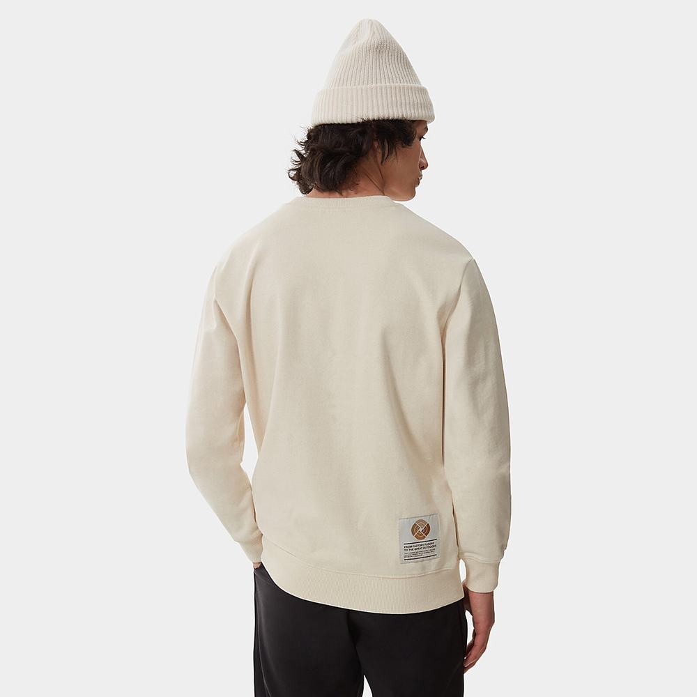 Svetre The North Face Scrap Grafika Panske Béžové | FEA-310946