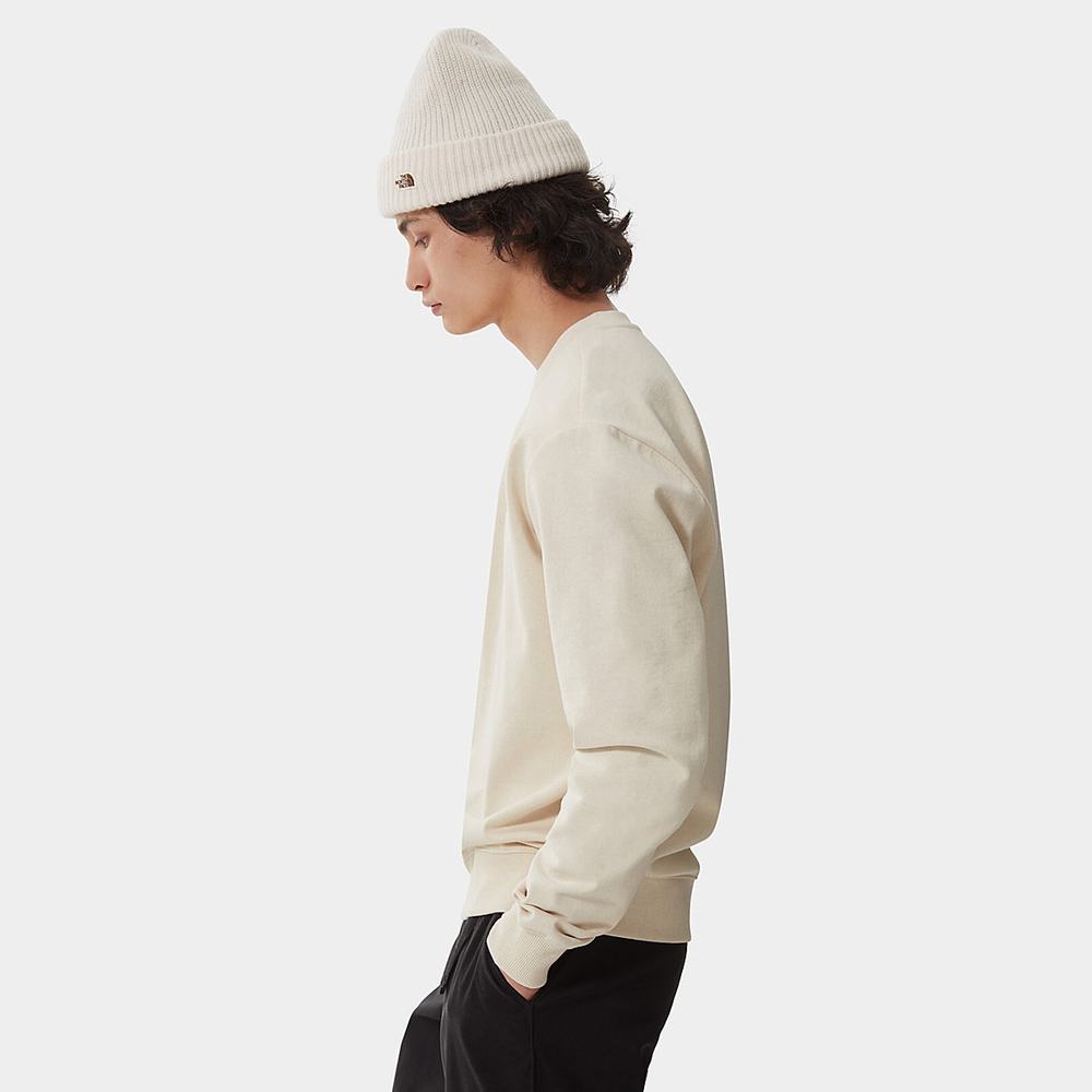 Svetre The North Face Scrap Grafika Panske Béžové | FEA-310946