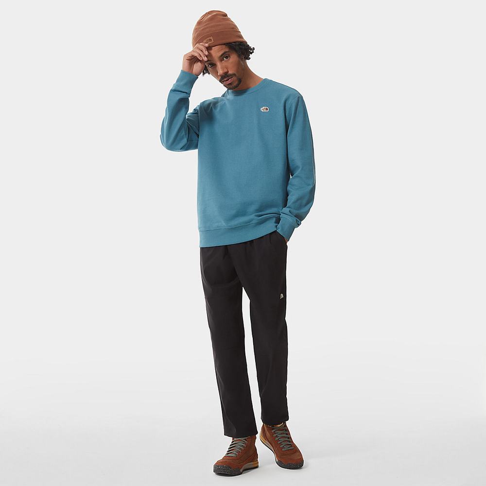 Svetre The North Face Scrap Grafika Panske Modre | LOX-874196