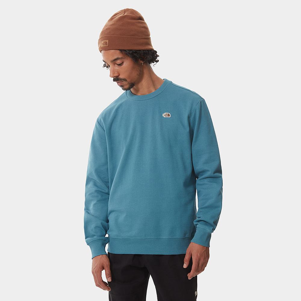 Svetre The North Face Scrap Grafika Panske Modre | LOX-874196