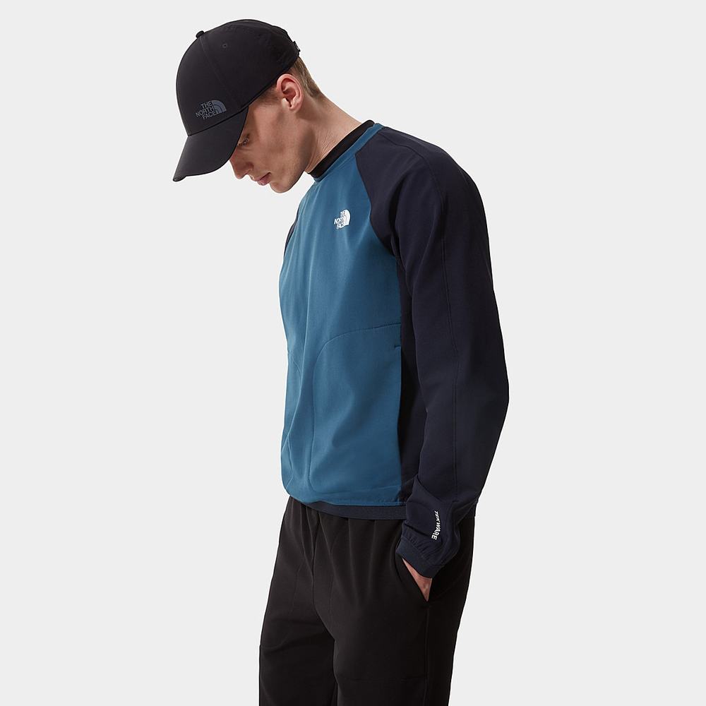 Svetre The North Face TEKWARE FLEECE Panske Modre Námornícka Modrá | FMX-258647