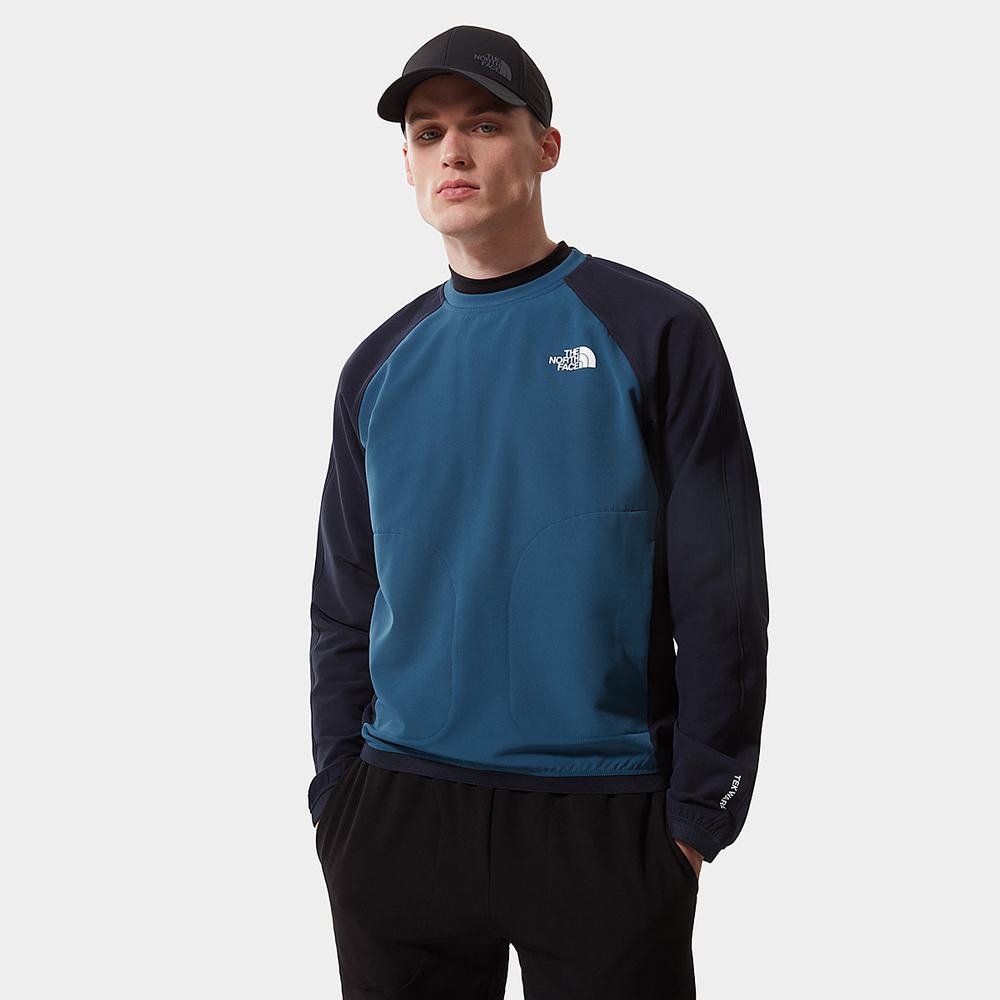 Svetre The North Face TEKWARE FLEECE Panske Modre Námornícka Modrá | FMX-258647