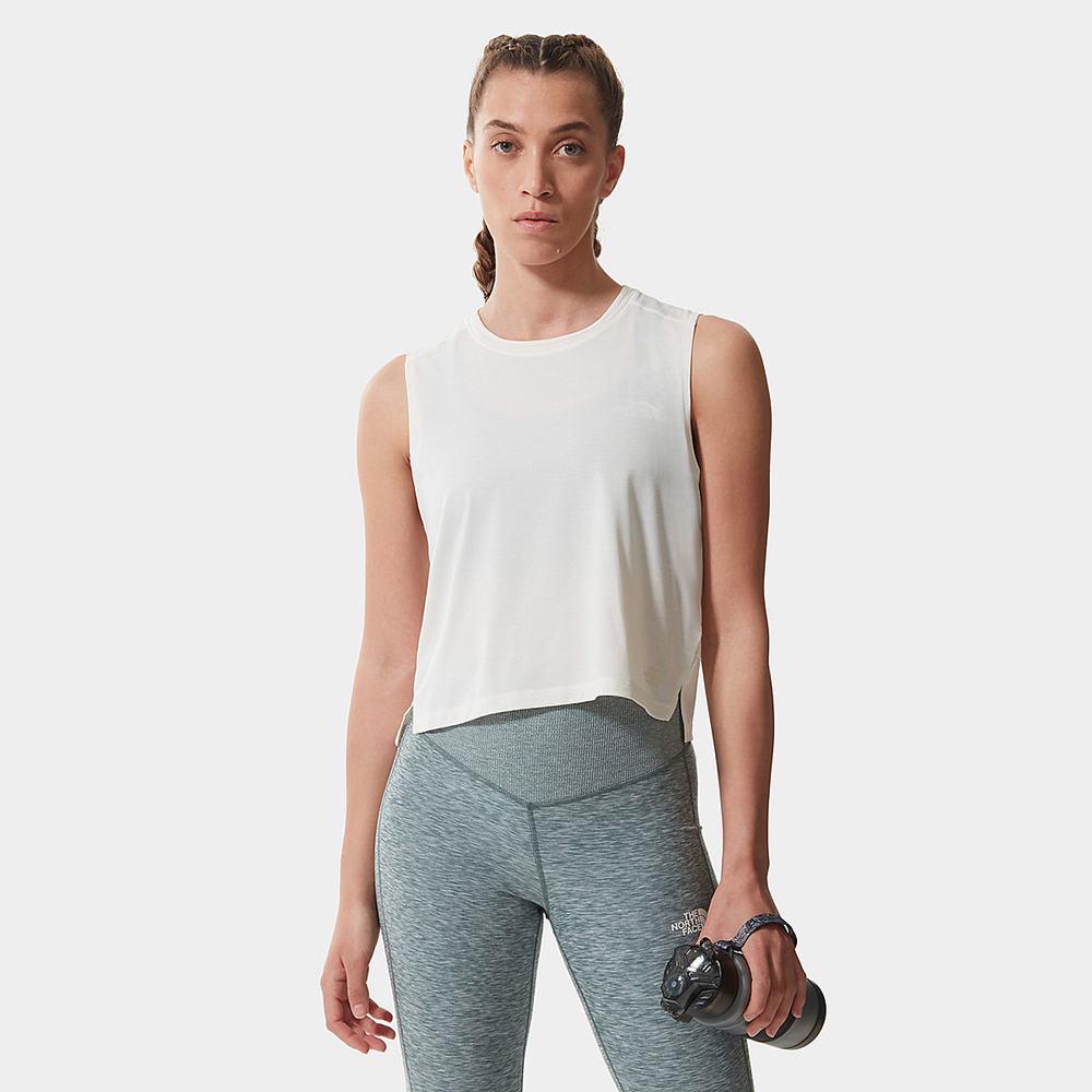 Tielko The North Face Active Trailove Relaxed Damske Biele | UGP-769435