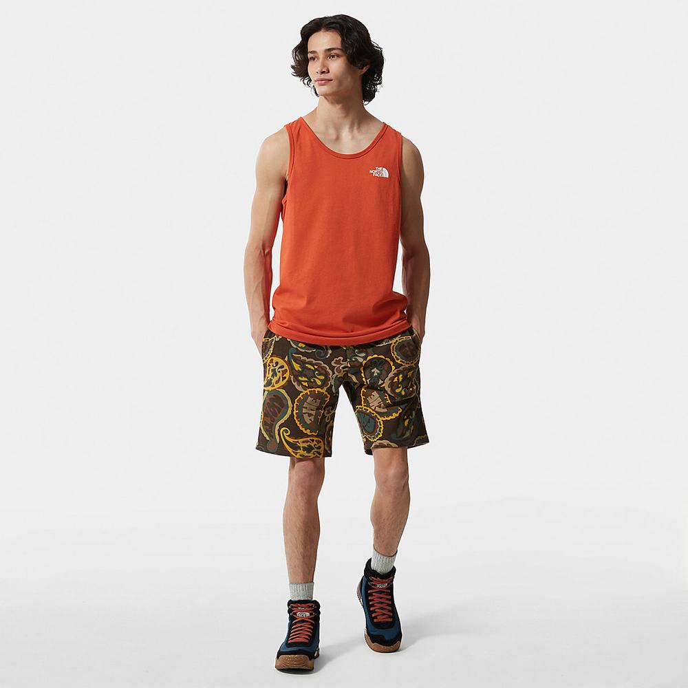 Tielko The North Face Summer Panske Oranžové | IBC-135607