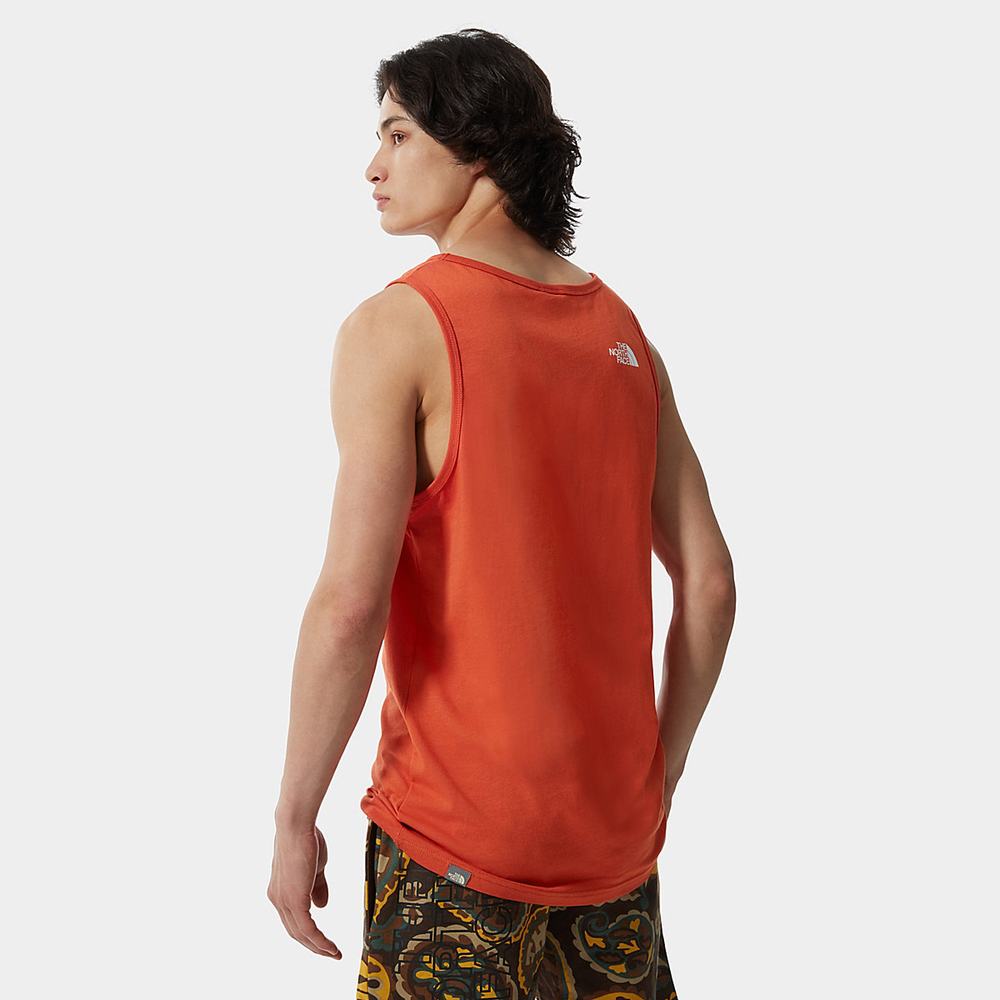 Tielko The North Face Summer Panske Oranžové | IBC-135607