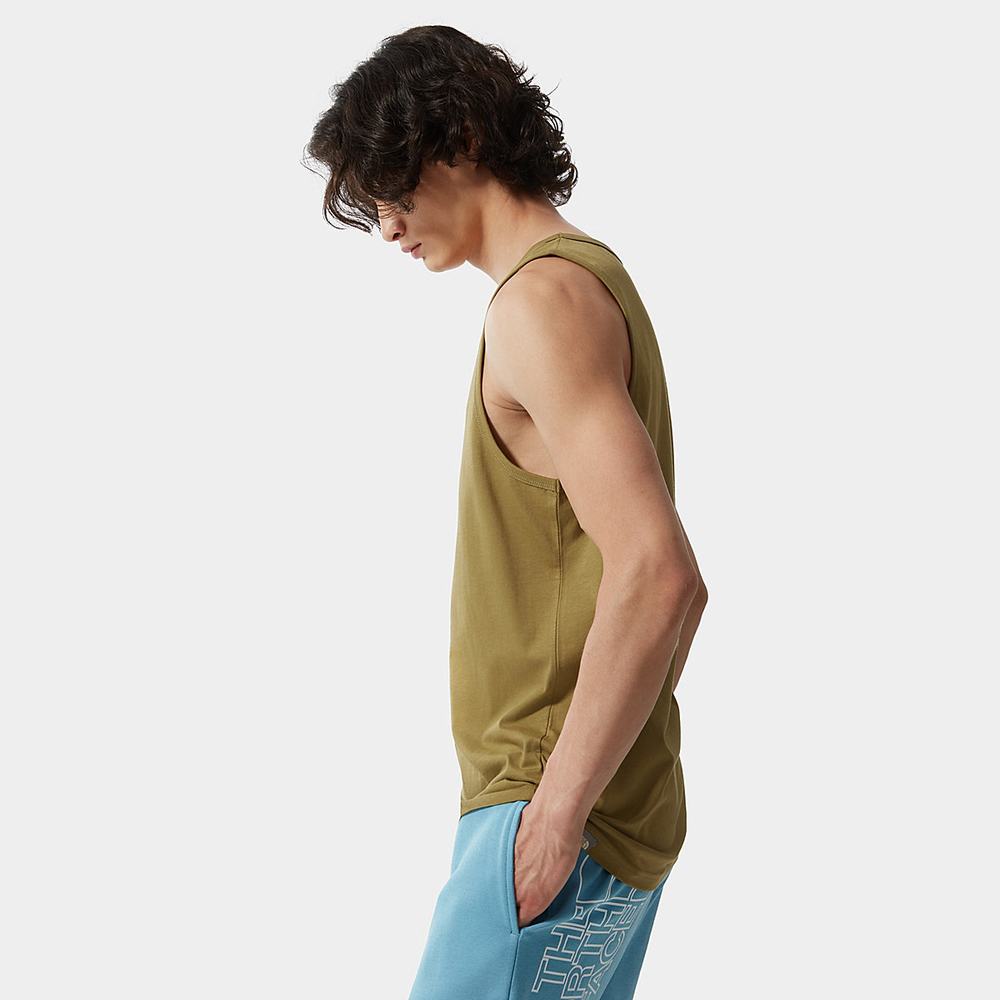 Tielko The North Face Summer Panske Zelene | BDK-395028