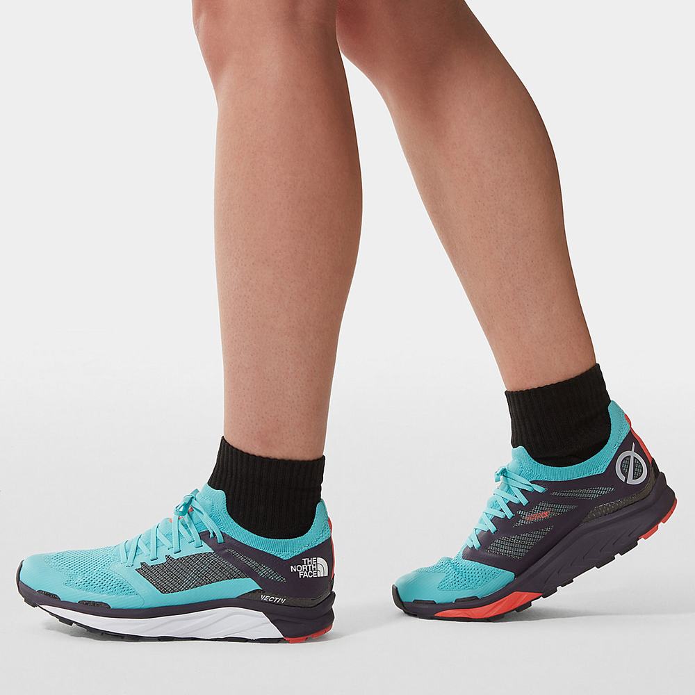 Trailove Bezecke Tenisky The North Face FLIGHT SERIES™ VECTIV Damske Modre Tmavo Nachový | BVW-651374