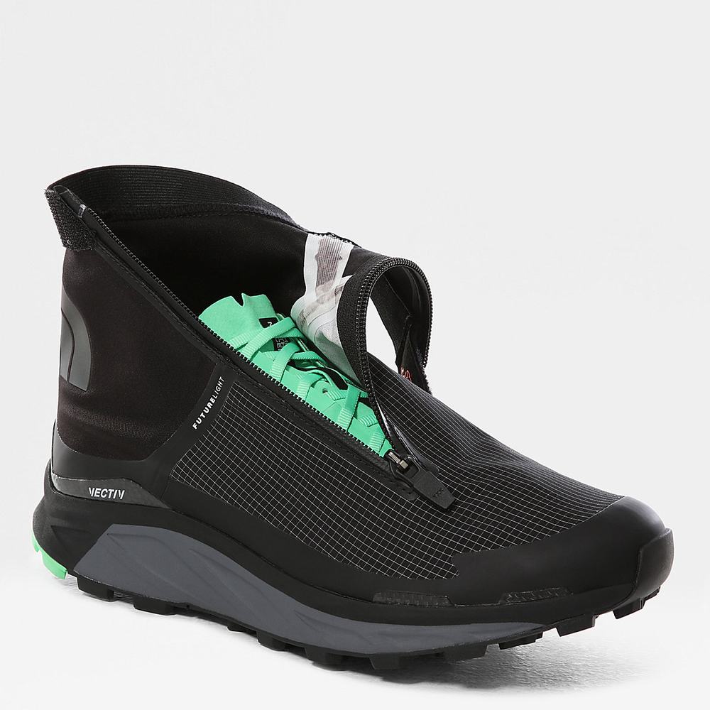 Trailove Bezecke Tenisky The North Face VECTIV™ FUTURELIGHT™ Flight Guard Panske Čierne Zelene | GTQ-715032