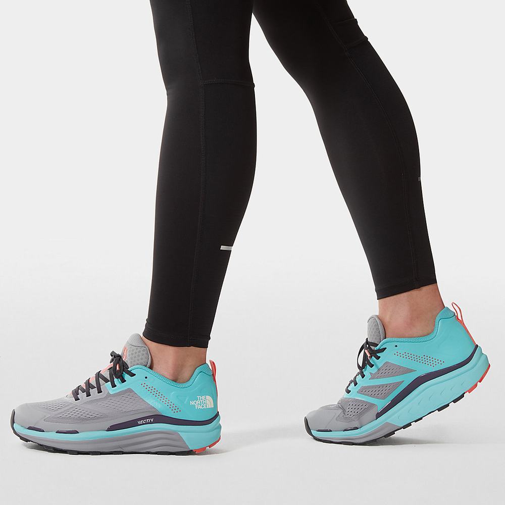 Trailove Bezecke Tenisky The North Face VECTIV ENDURIS Damske Siva Modre | JXG-543891
