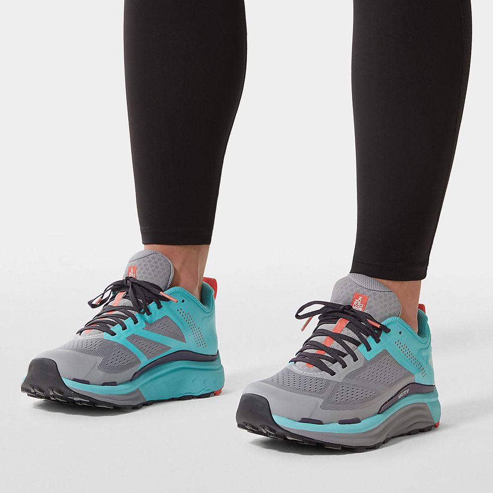 Trailove Bezecke Tenisky The North Face VECTIV ENDURIS Damske Siva Modre | JXG-543891