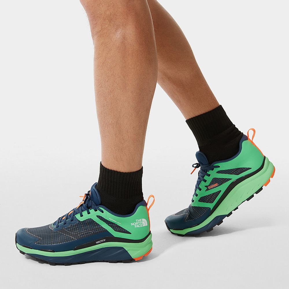 Trailove Bezecke Tenisky The North Face VECTIV™ FUTURELIGHT™ Infinite Panske Námornícka Modrá Zelene | SUK-012746
