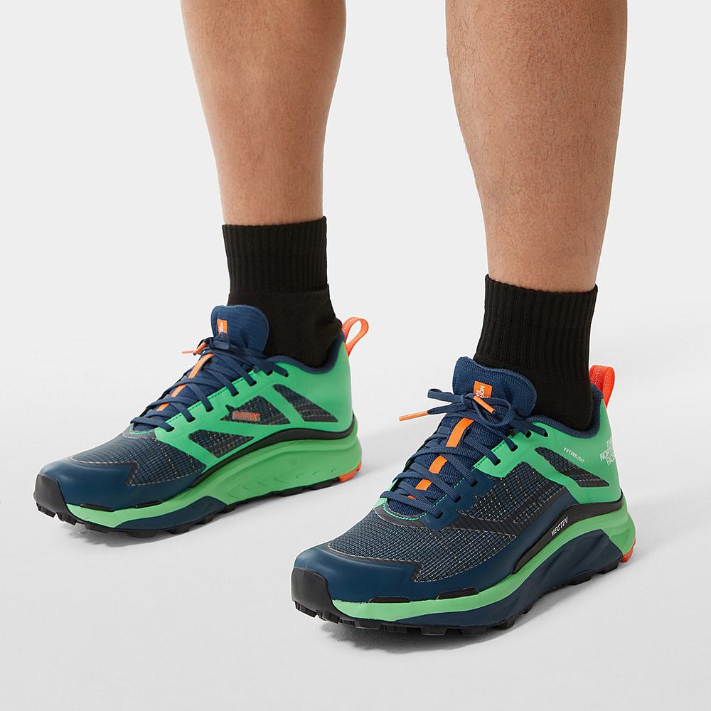 Trailove Bezecke Tenisky The North Face VECTIV™ FUTURELIGHT™ Infinite Panske Námornícka Modrá Zelene | SUK-012746