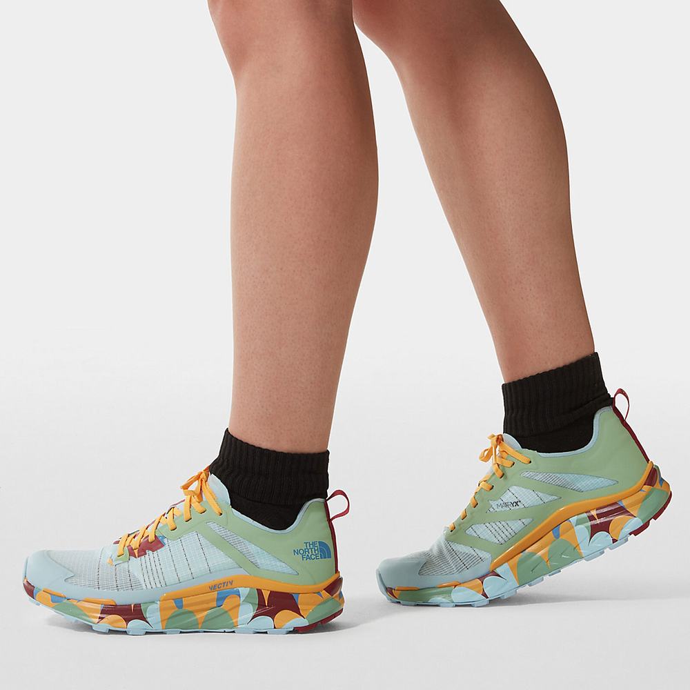Trailove Bezecke Tenisky The North Face VECTIV INFINITE TRAVIS WELLER Damske Svetlo Modre Siva | UKC-760542