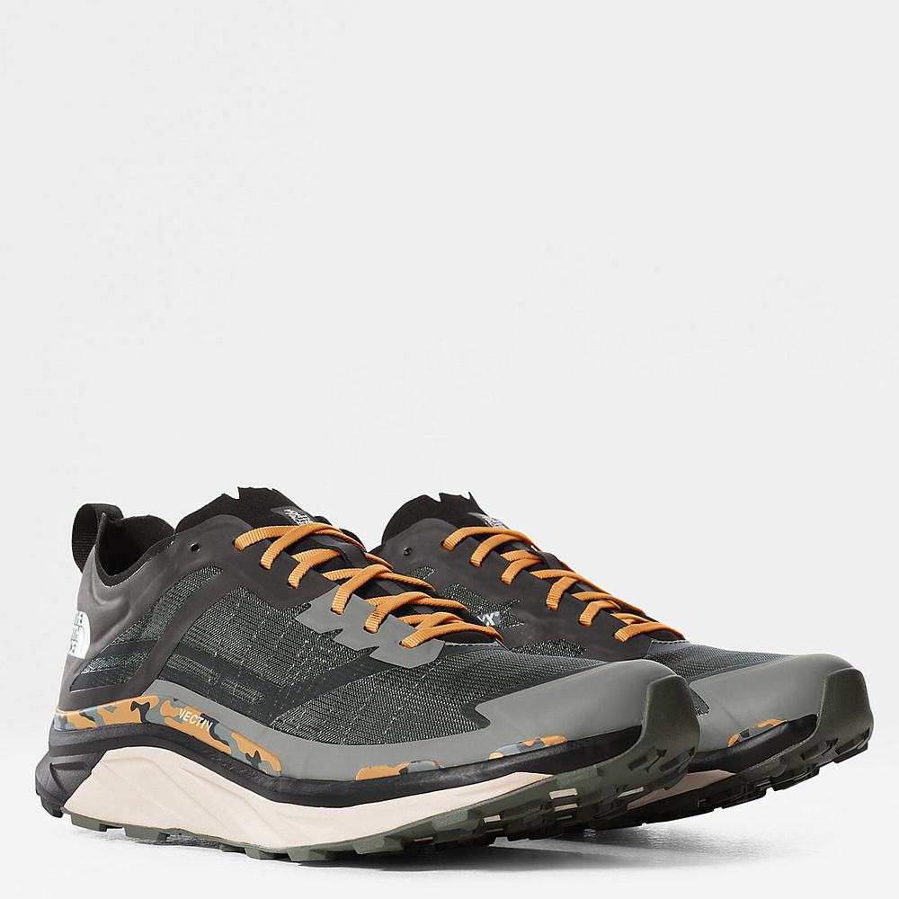 Trailove Bezecke Tenisky The North Face VECTIV Infinite Limited Edition Panske Zelene Zlate | XIT-230716