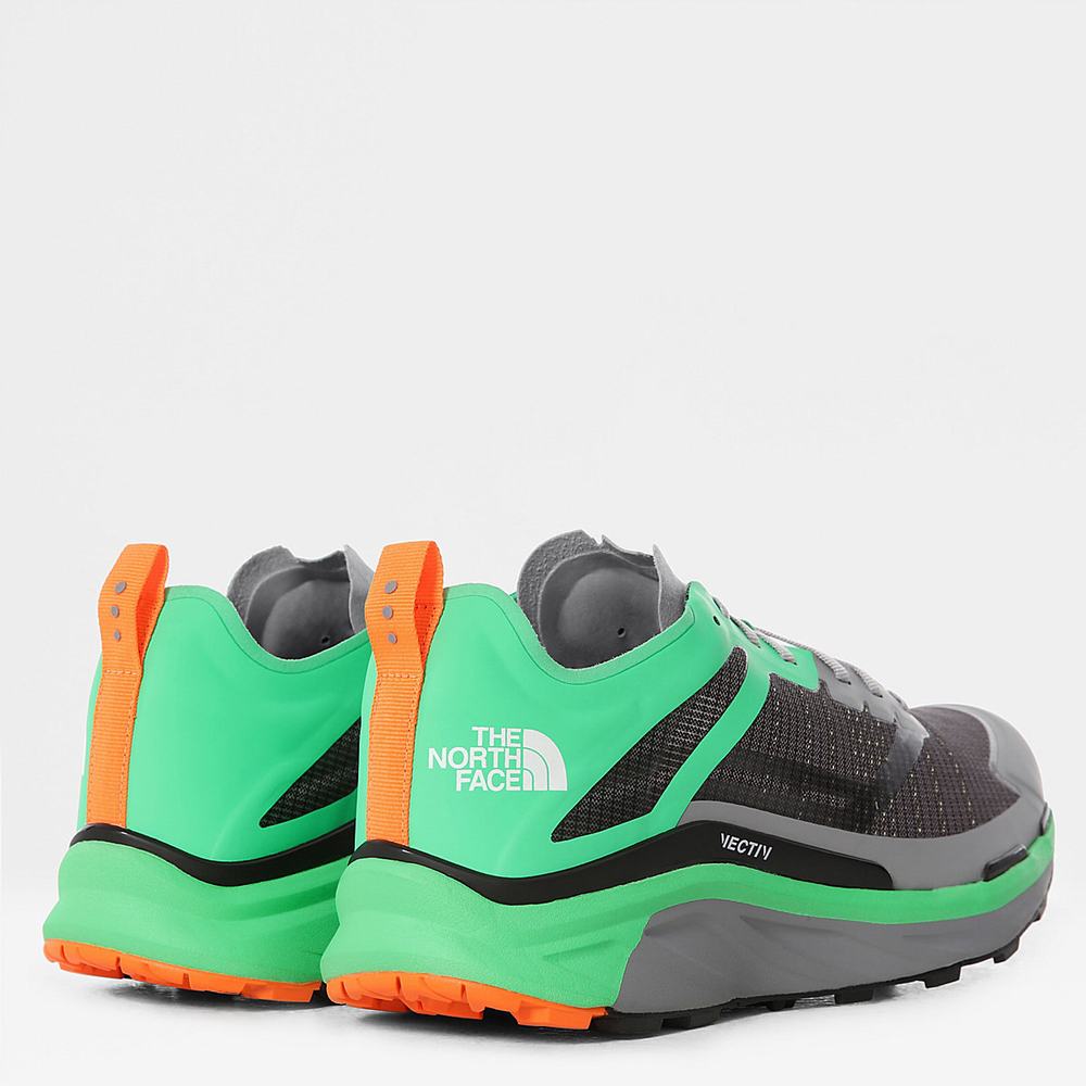 Trailove Bezecke Tenisky The North Face VECTIV INFINITE Panske Siva Zelene | YEU-675048