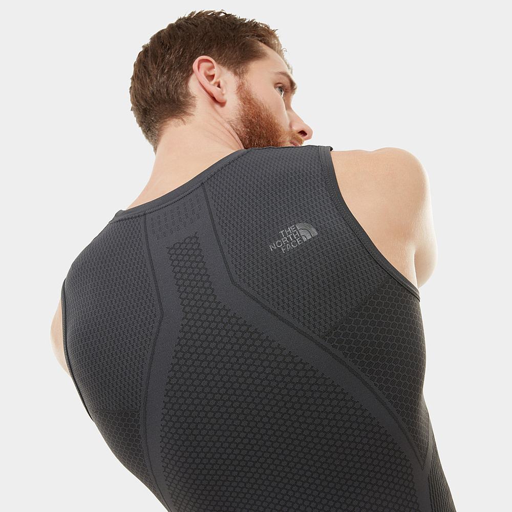 Tricko The North Face Active Bez Rukavov Panske Siva Čierne | NHC-240659
