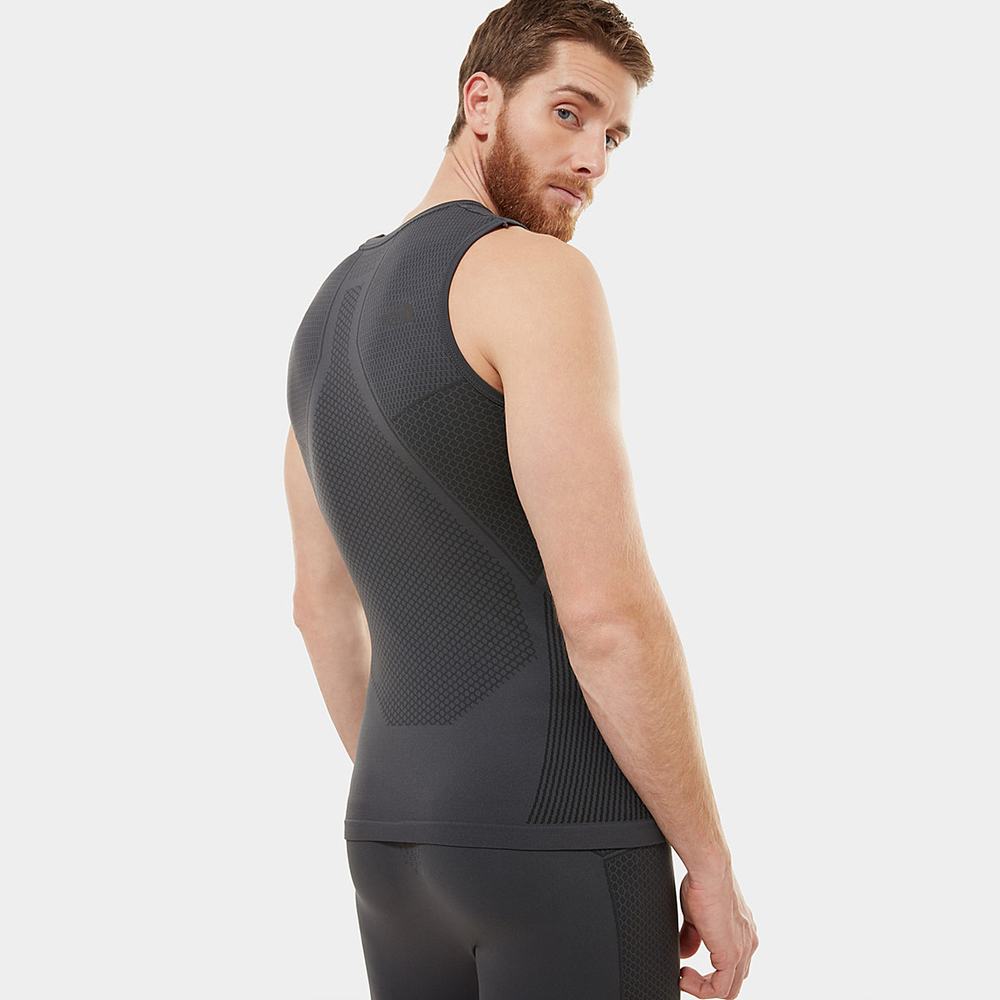 Tricko The North Face Active Bez Rukavov Panske Siva Čierne | NHC-240659