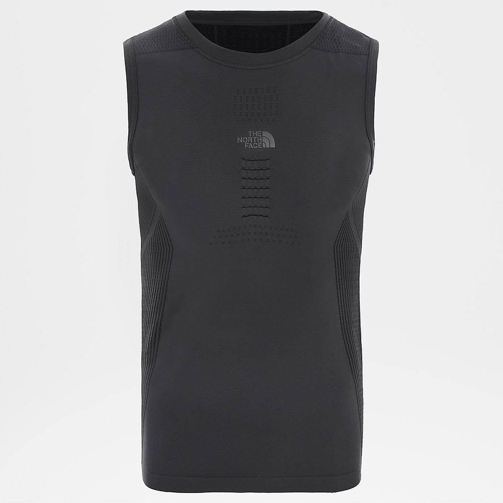 Tricko The North Face Active Bez Rukavov Panske Siva Čierne | NHC-240659
