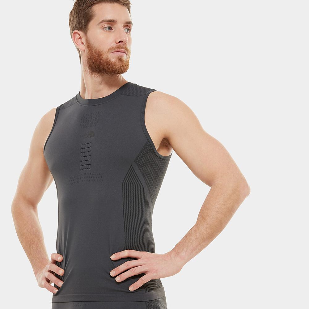 Tricko The North Face Active Bez Rukavov Panske Siva Čierne | NHC-240659