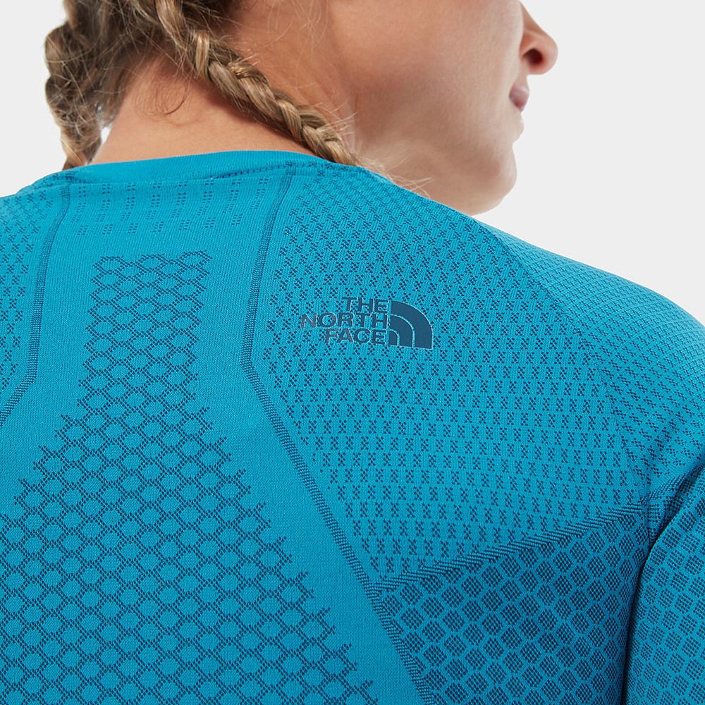 Tricko The North Face Active Long Sleeve Damske Modre | EZQ-736548