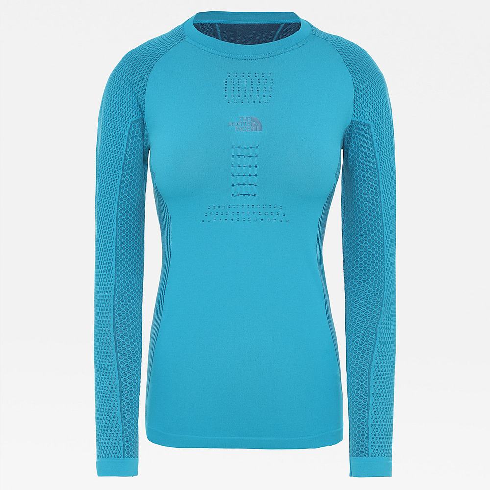 Tricko The North Face Active Long Sleeve Damske Modre | EZQ-736548