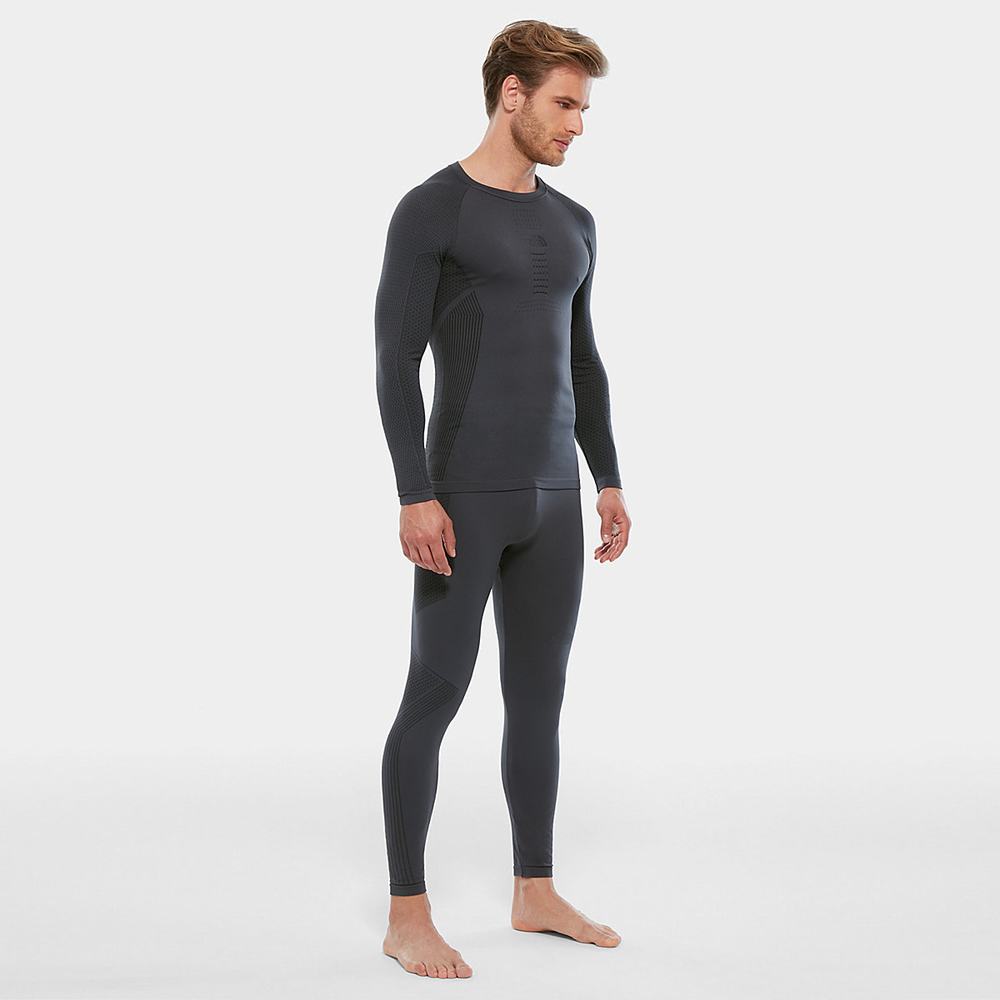 Tricko The North Face Active Long Sleeve Panske Siva Čierne | QXN-824753