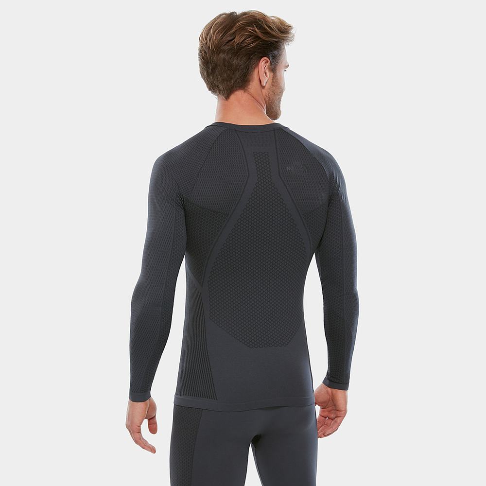 Tricko The North Face Active Long Sleeve Panske Siva Čierne | QXN-824753