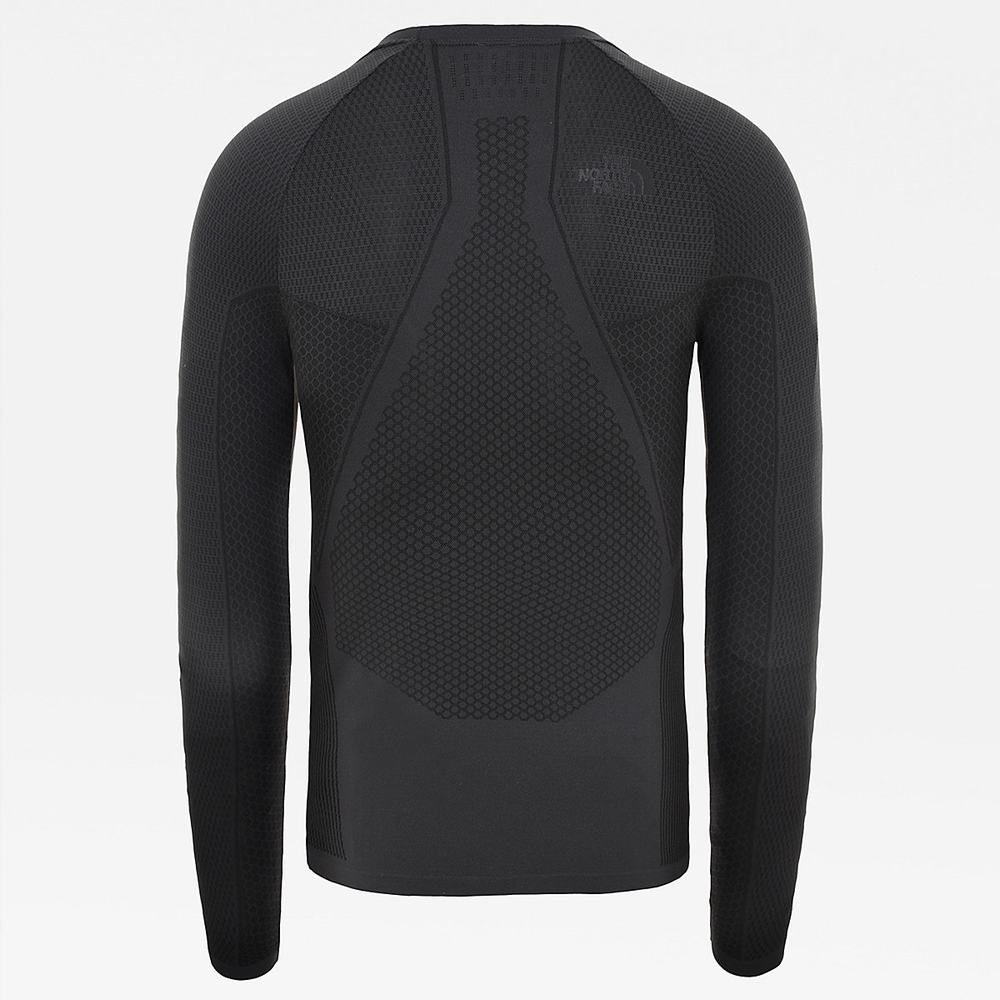 Tricko The North Face Active Long Sleeve Panske Siva Čierne | QXN-824753