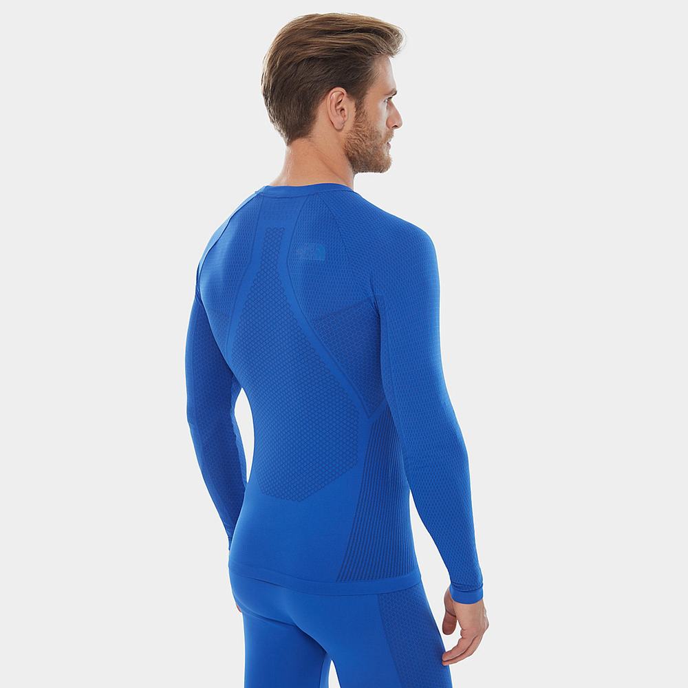 Tricko The North Face Active Long Sleeve Panske Modre | RPB-546209