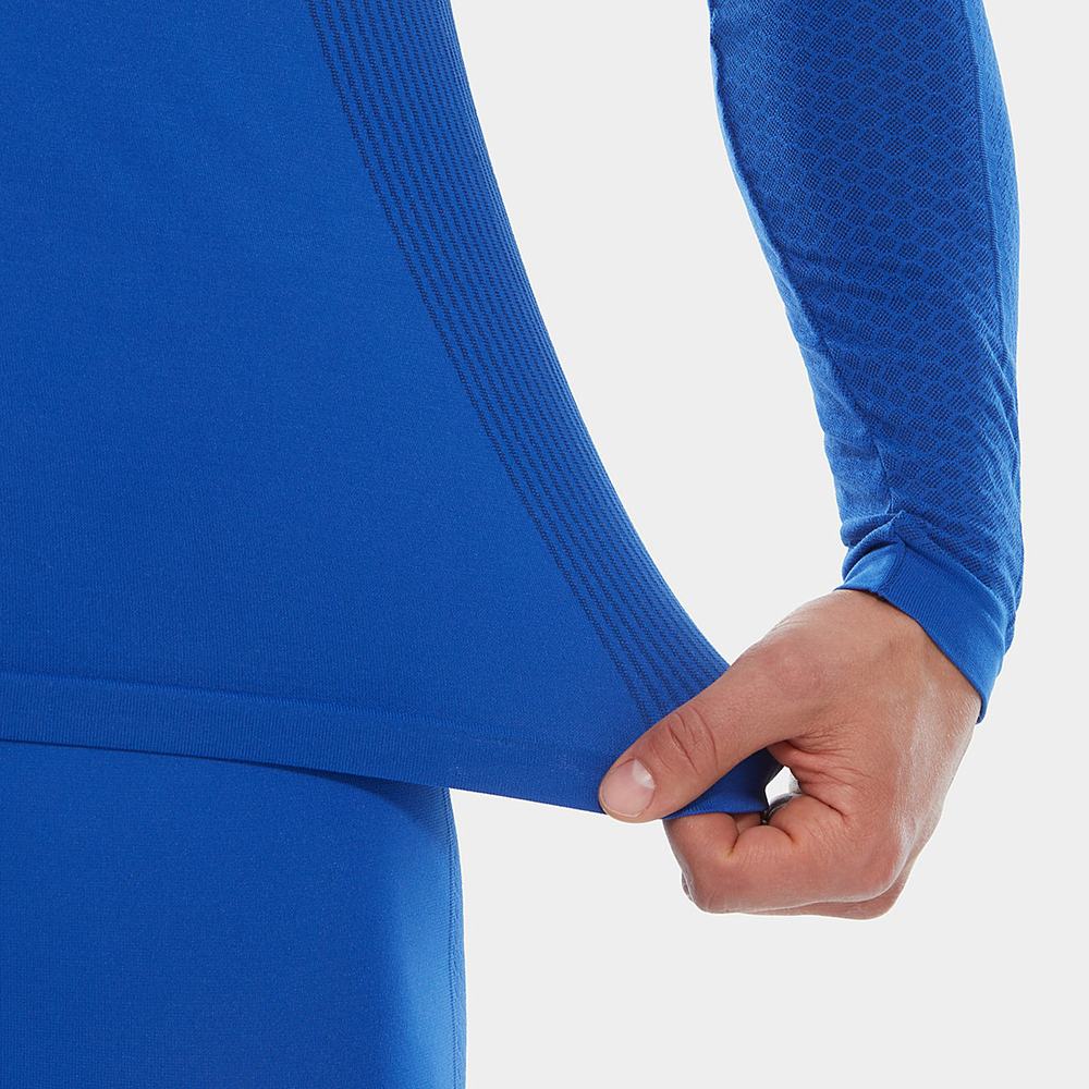 Tricko The North Face Active Long Sleeve Panske Modre | RPB-546209